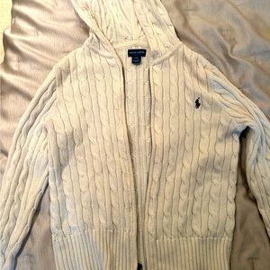 POLO Sweater with zipper and hoodie young women